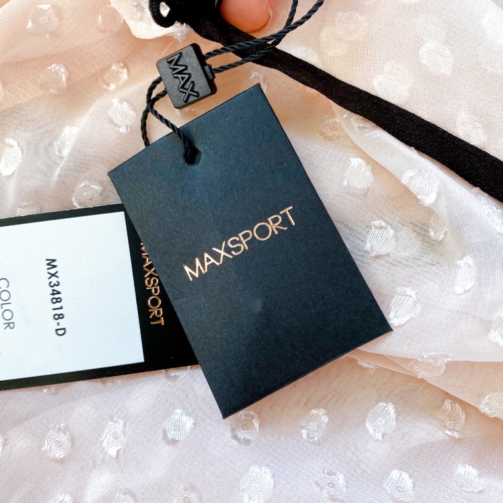 🖤 MAXSPORT ROSE DUST/BLACK RUFFLE DRESS! - Picture 11 of 16